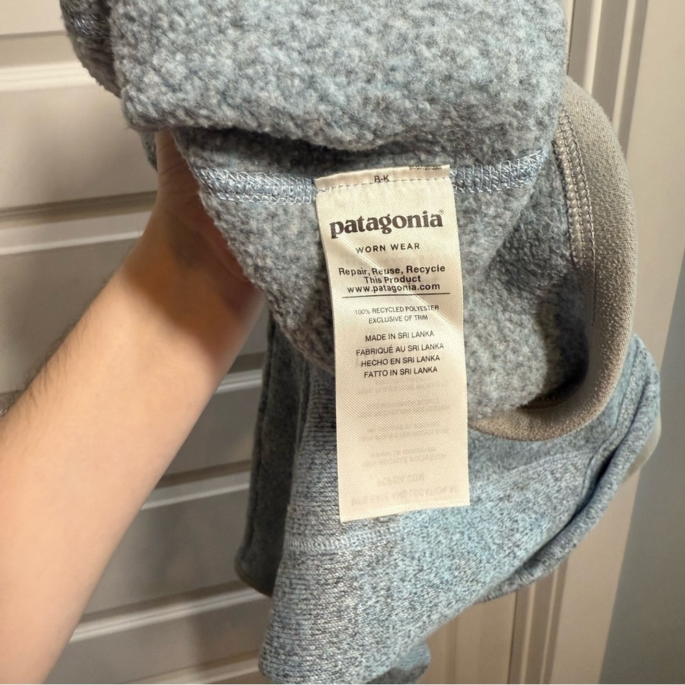 Patagonia Better Sweater Hawthorne Blue Half Zip - Picture 7 of 9